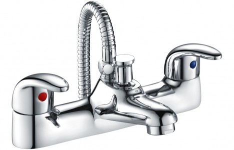 Nocera Low Pressure Bath/Shower Mixer - Chrome [PLUM105705]