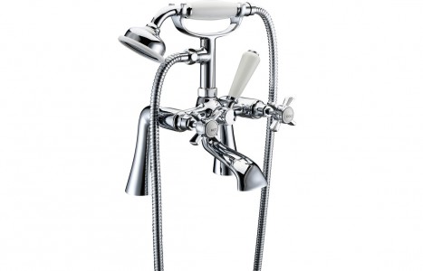 Bergamo Bath/Shower Mixer - Chrome [PLUM105732]