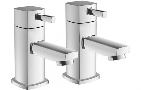 Trento Basin Taps - Chrome [PLUM105708]