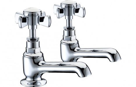Bergamo Basin Taps - Chrome [PLUM105731]