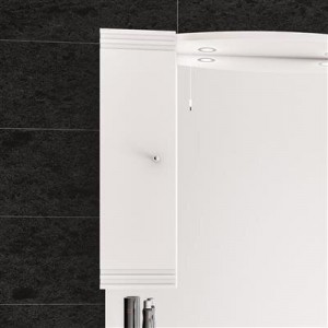 Eastbrook Madrid Wall Cabinet 200mm White (Without LED Light) [1.015]