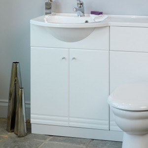 EASTBROOK 1.028 Bonito 60cm Basin Unit White ( Basin / Tops Sold Separately)