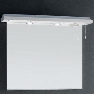 EASTBROOK 1.522 Sorrento 80cm Cornice High Gloss White (Cabinet / Mirror Not Included)    