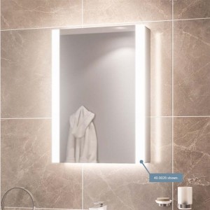 EASTBROOK 40.0027 Caldini 400x600x130 LED 1 Door Mirror Cabinet  