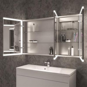 EASTBROOK 40.1025 Cassio 1200x700mm 3 Door LED Mirror Cabinet  