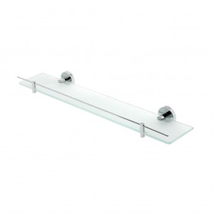 EASTBROOK 52.008 Genoa Glass Shelf With Barrier Chrome  