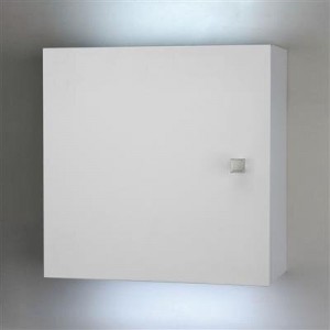 Eastbrook Wall Cabinet With LED Light 400 x 400mm White [56.1039]