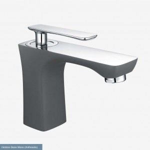 Eastbrook 93.0074 Helston Basin Mono (including waste) Gloss Anthracite Chrome