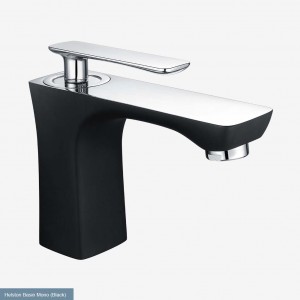 Eastbrook 93.0076 Helston Basin Mono (including waste) Matt Textured Matt Black Chrome