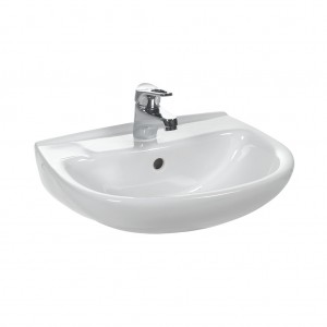 Eastbrook 27.0401 Kompact Wall Mounted Cloakroom Basin 457mm 1 Taphole (Brassware NOT Included)