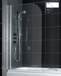 Eastbrook 69.702 Raduis Corner Bath Screen 1380 x 750mm 