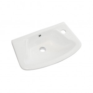 Eastbrook 75.0018 Loire Cloakroom Basin 350mm 2 Tapholes White (Brassware NOT Included)