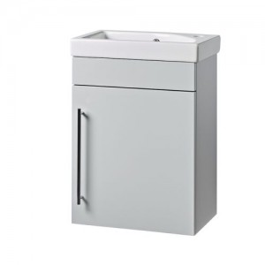 Roper Rhodes Esta 450 Wall Mounted Basin Unit -Light Grey [ESWM45LG] [BASIN NOT INCLUDED]