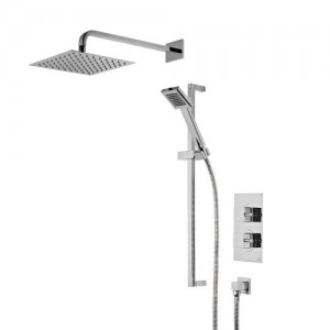 Roper Rhodes Event Square Dual Function Shower System with Fixed shower head [SVSET41]