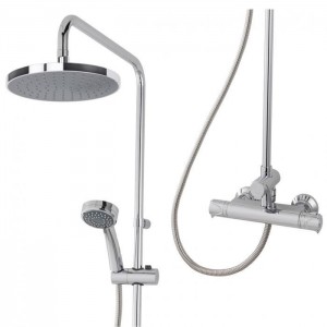 Triton 349372 Dene Bar Diverter Mixer Shower with Fixed & Handheld Showerheads