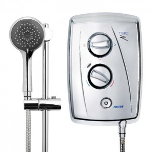 Triton 349483CP T80Z Fast-Fit Electric Shower 9.5kw Chrome