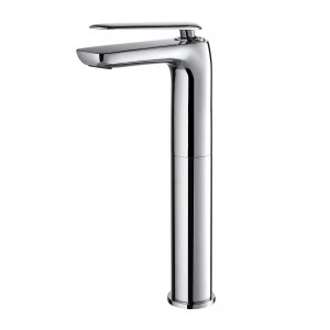 Flova ALTBAS Allore Tall Mono Basin Mixer/Slotted Clicker Waste Set Chrome 315mm