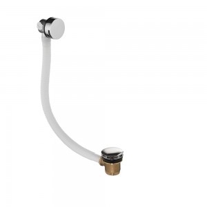 Flova Bath Overflow Filler with Clicker Waste Chrome [BF1865]