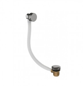 Flova Bath Overflow Filler with Clicker Waste Brushed Nickel [BN-BF1865]