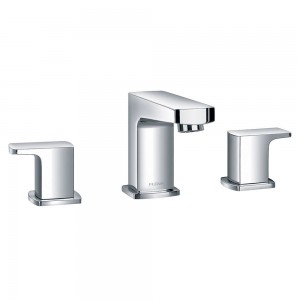 Flova DE3HBF Dekka 3-Hole Deck Mounted Bath Filler Chrome