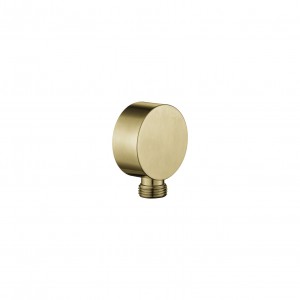 Flova Wall Outlet Elbow (Round) Brushed Brass [BRB-KIA120]