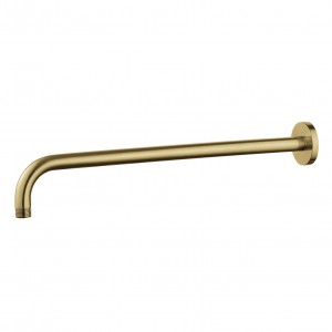 Flova Wall Mounted Shower Arm 400mm (Round) Brushed Brass [BRB-KILVSA]