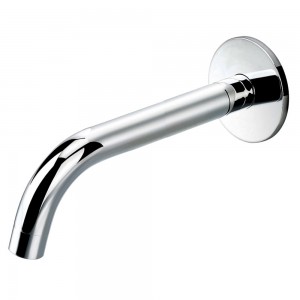 Flova LVSPOUT Levo Wall Mounted Bath Spout Chrome 170mm