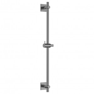 Flova Slide Rail 680mm with Square Plate Gun Metal (Wall Outlet NOT Included) [GM-LVSS-SQ]