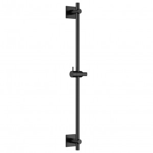 Flova Slide Rail 680mm with Square Plate Matt Black (Wall Outlet NOT Included) [MB-LVSS-SQ]
