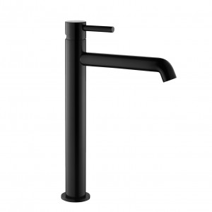 Flova Levo Tall Basin Mixer Tap 308mm (Single Taphole) Matt Black [MB-LVTBAS-20]