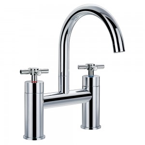 Flova XLBF XL 2-Hole Deck Mounted Bath Filler Chrome