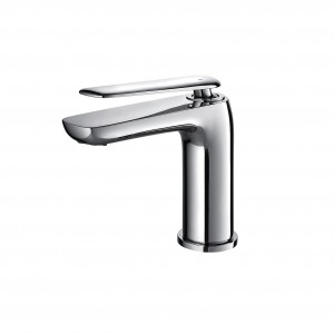 Flova ALBAS Allore Mono Basin Mixer/Slotted Clicker Waste Set Chrome 115mm