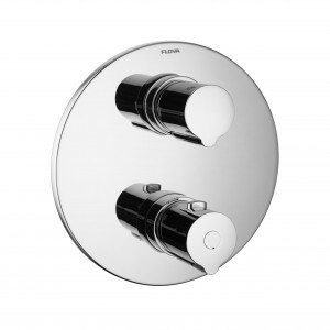 FLOVA AL-TRIM Allore Round SmartBOX Finishing Kit Chrome