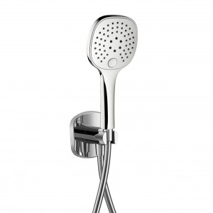 Flova FNHSS Fusion Handshower Set with Integral Wall Outlet & 1.5m Smooth Hose Chrome