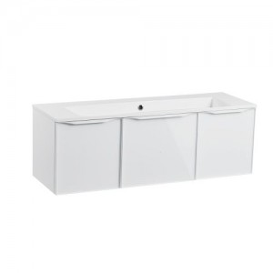 Roper Rhodes Frame 1200 Wall Hung Vanity Unit - Gloss White [FRM1200S.W] [BASIN NOT INCLUDED]