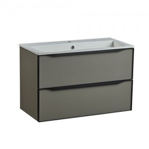 Roper Rhodes Frame 800 Wall Hung Vanity Unit - Matt Light Clay [FRM800D.MLC] [BASIN NOT INCLUDED]