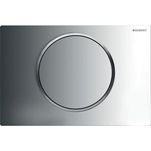 Geberit Sigma10 Flush Plate - Gloss Chrome / Matt Chrome / Gloss Chrome [115758KH5]