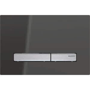 Geberit Sigma50 Flush Plate - Reflective Smoked Glass [115788SD2]