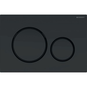 Geberit Sigma20 Flush Plate - Matt Black / Matt Black [115882161]