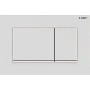 Geberit Sigma30 Flush Plate - Matt White / White / Matt White [115883011]