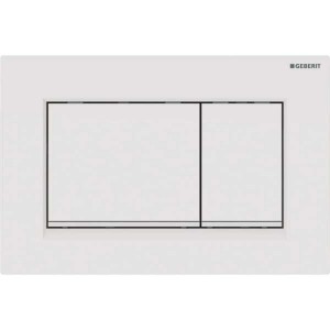 Geberit Sigma30 Flush Plate - White / Matt White / White [115883111]