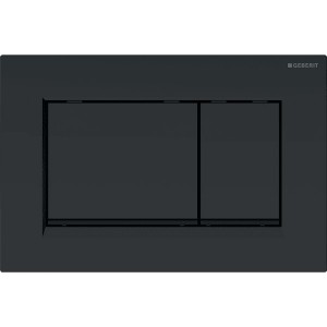 Geberit Sigma30 Flush Plate - Matt Black / Matt Black / Matt Black [115883161]