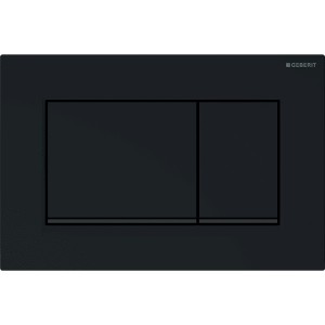 Geberit Sigma30 Flush Plate - Matt Black / Matt Black / Matt Black [115883DW1]