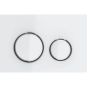 Geberit Sigma21 Flush Plate - White Glass [115884SI1]