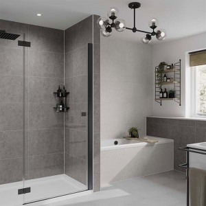 MultiPanel TILE Wall Panel Hydrolock T&G Large 2400 x 598 x 11mm Grey Mineral [MT487ST1001]