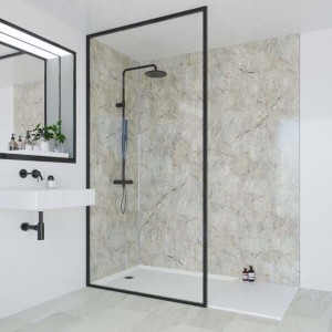 MultiPanel CLASSIC Wall Panel Hydrolock T&G 2400 x 598 x 11mm Antique Marble [MP701STDHLTG17]