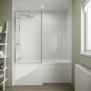 MultiPanel CLASSIC Wall Panel Hydrolock T&G 2400 x 598 x 11mm White Snow [MP9923STDHLTG17]