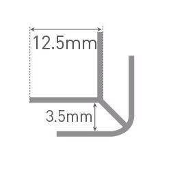 MultiPanel Type H External Corner 2450mm White [MTPEAWH]