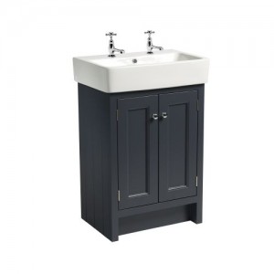 Roper Rhodes Hampton 575 Freestanding Vanity Unit - Slate Grey [HAM550B.SG] [BASIN NOT INCLUDED]