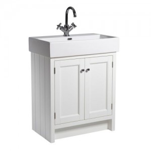 Roper Rhodes Hampton 700 Freestanding Vanity Unit - Chalk White [HAM700B.W] [BASIN NOT INCLUDED]